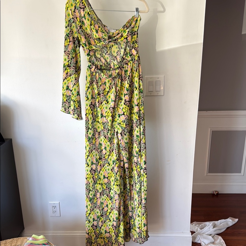 Floral Off-Shoulder Maxi Dress